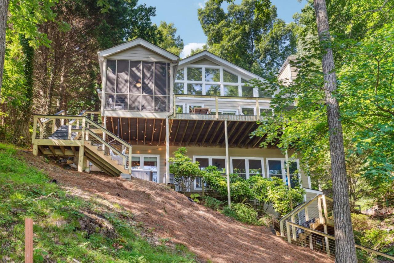 Lanier Landing - Private Dock Hot Tub Game Room Gainesville Bagian luar foto
