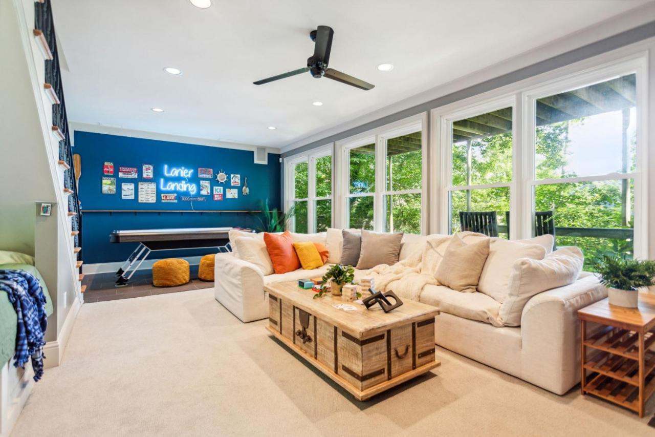 Lanier Landing - Private Dock Hot Tub Game Room Gainesville Bagian luar foto