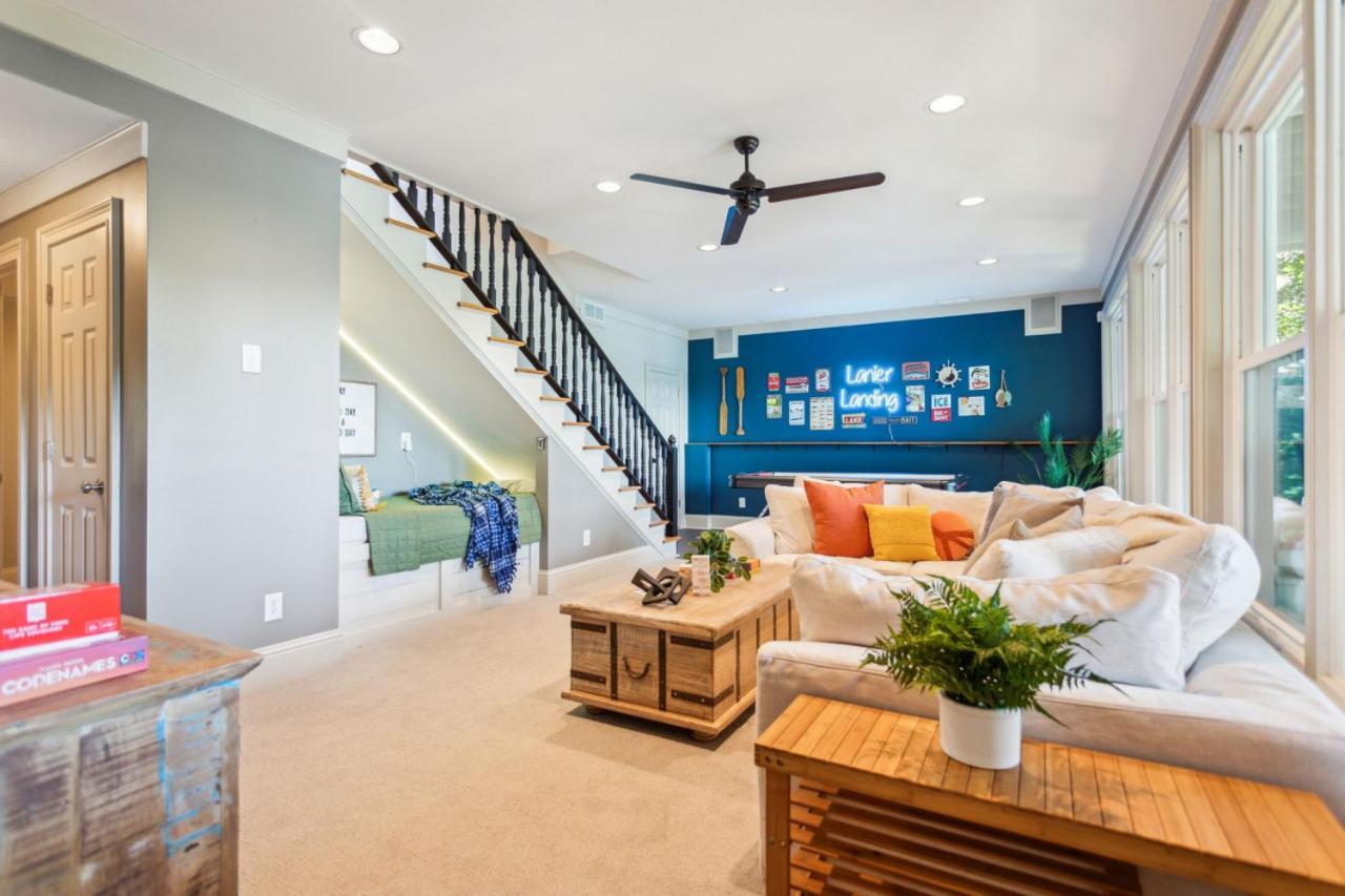 Lanier Landing - Private Dock Hot Tub Game Room Gainesville Bagian luar foto