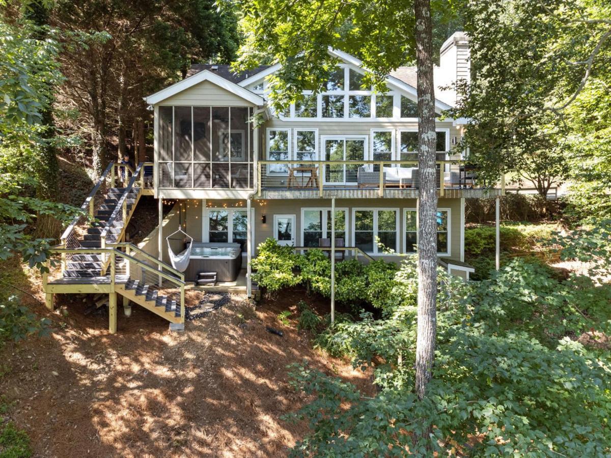 Lanier Landing - Private Dock Hot Tub Game Room Gainesville Bagian luar foto